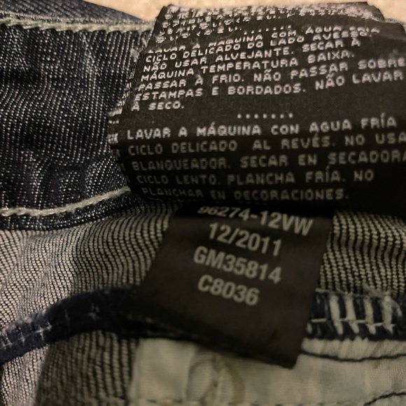 Harley-Davidson y2k(2011) cropped jeans size 4 EUC - Picture 9 of 9